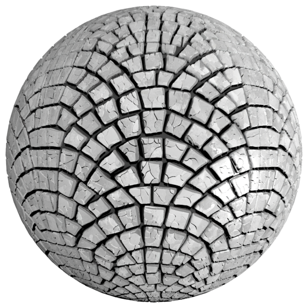 Monochrome Cobblestone Pattern.